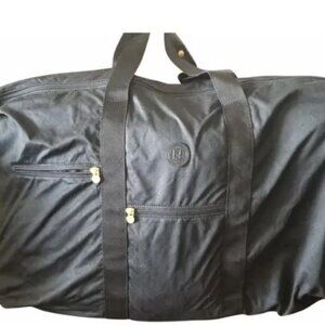 Fendi Black Nylon Weekender Bag Large Travel Tote Duffel Unisex Luggage